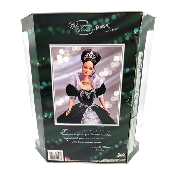 ✨ NRFB Millennium Princess Teresa Barbie Doll (1999) -Special Millennium Edition - Picture 3 of 5